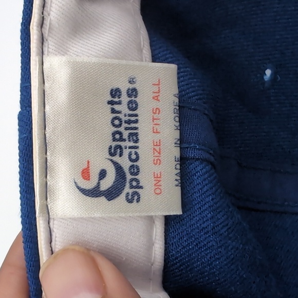 NFL| NWOT Vintage NLF Indianapolis Colts Blue Sports Cap Snap Back Green Brim - Picture 9 of 12